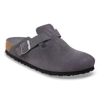 Birkenstock Boston Suede Soft Footbed Regular Charcoal Tonal FB / 37
