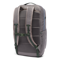 26L backpack rear view showing padded shoulder straps, mesh back panel, and sternum strap