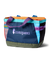 Large tote bag with colorful patchwork design featuring multiple fabric panels and shoulder straps