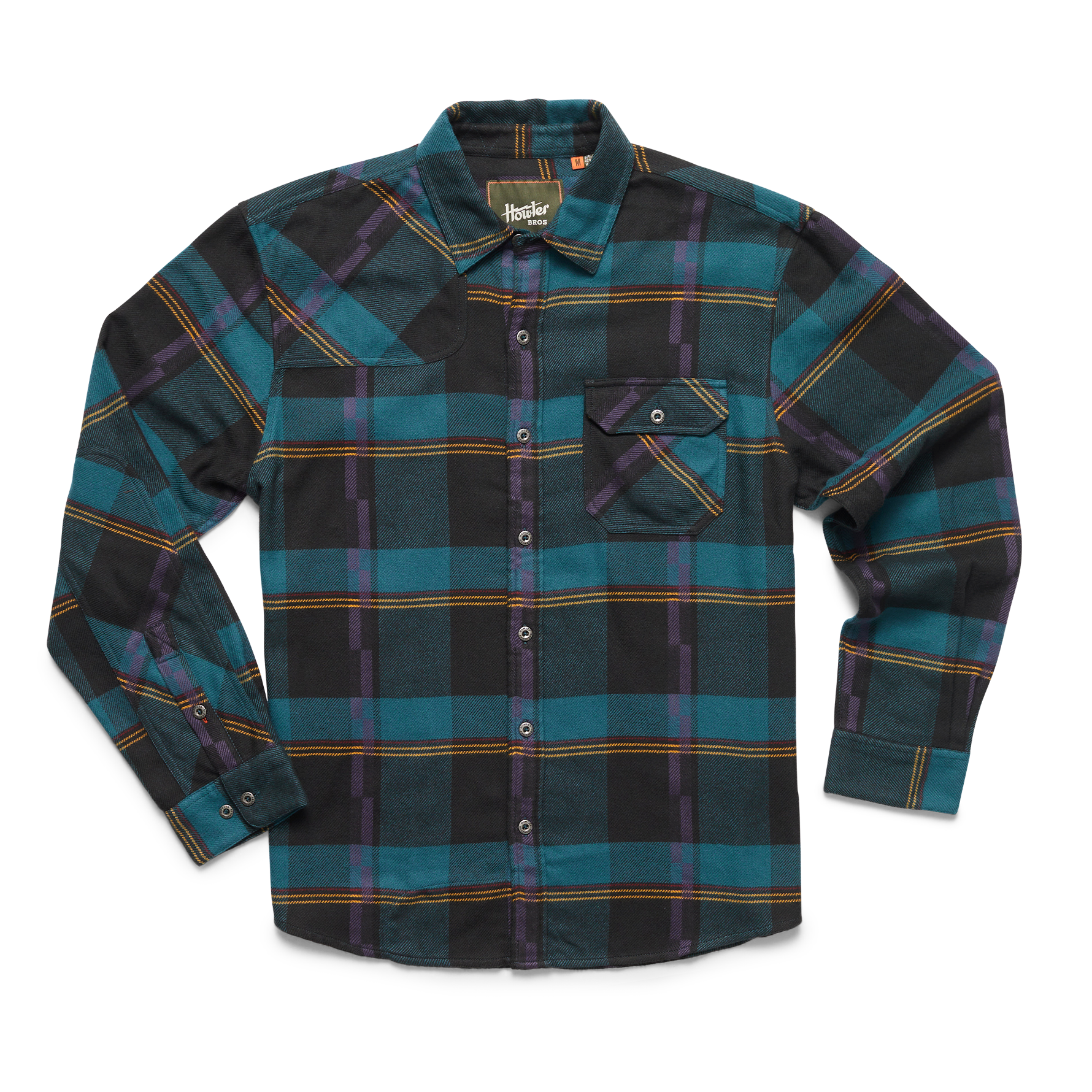 Howler Brothers Ms Harkers Flannel Barrett Plaid: Burgundy