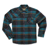 Howler Brothers Ms Harkers Flannel Barrett Plaid: Burgundy
