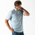 Duck Head Ms SS Long Drive Performance Polo - Windor Sunwashed Blue