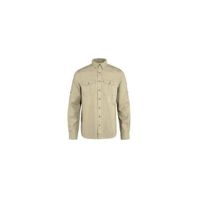 FjallRaven Ms Övik Travel Shirt LS Sand Stone