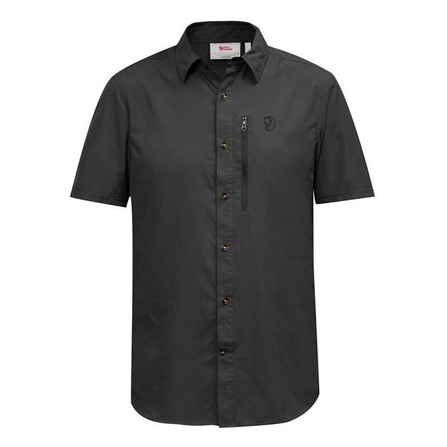 FjallRaven Ms Abisko Hike Shirt SS Dark Grey
