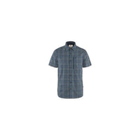 FjallRaven Ms Abisko Hike Shirt SS Indigo Blue-Dark Navy