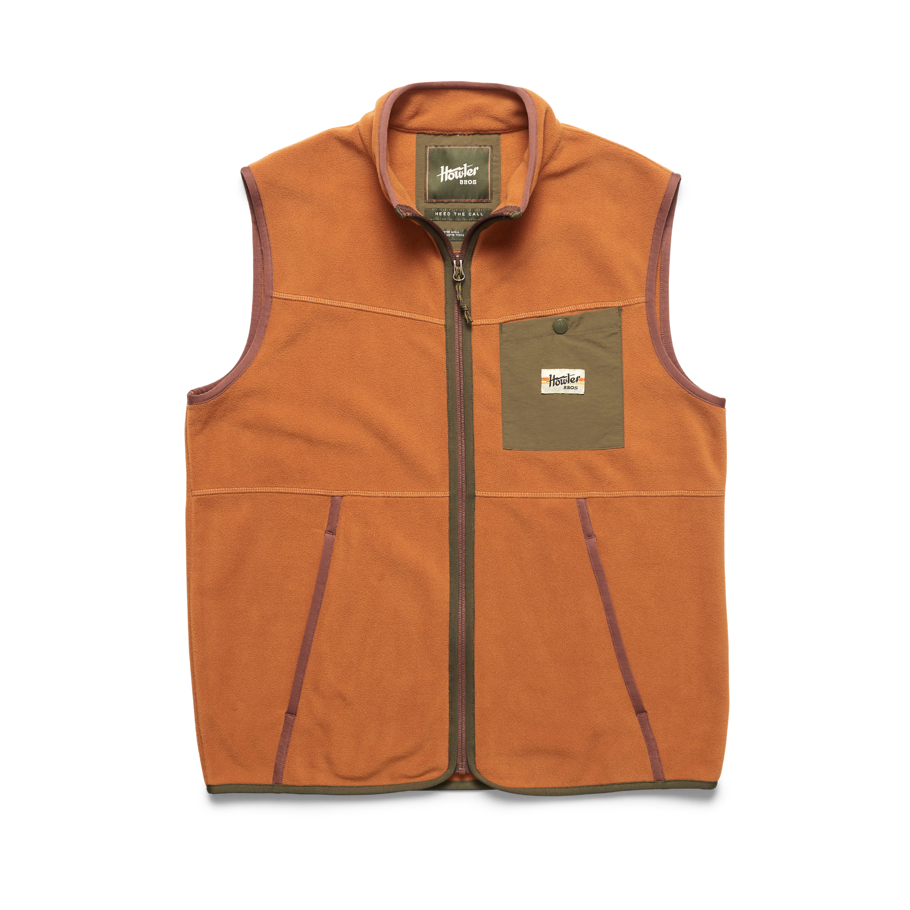 Howler Brothers Ms Free Range Fleece Vest Fog