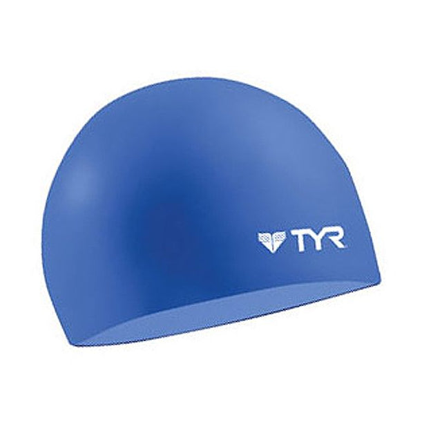 TYR Wrinkle Free Silicone Swim Cap Navy