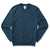 Duck Head Ms Buckley Merino V-Neck Sweater Vintage Blue Heather