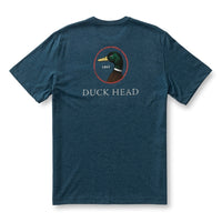 Duck Head Ms DH Logo SS T-Shirt Mallard Blue Heather (401)