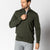 Duck Head Ms LS Dunmore 1/4 Zip Pullover Deep Olive
