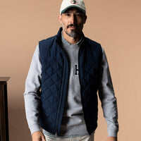 Duck Head Ms Fremont Sport Performance Quilted Vest DEEP NAVY