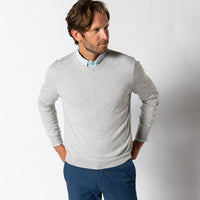 Duck Head Ms Buckley Merino V-Neck Sweater Greystone