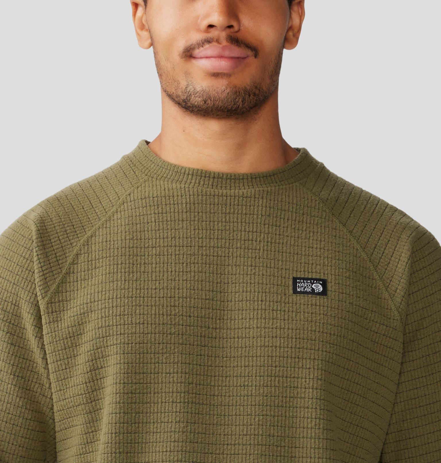 M's Summit Grid Long Sleeve Crew