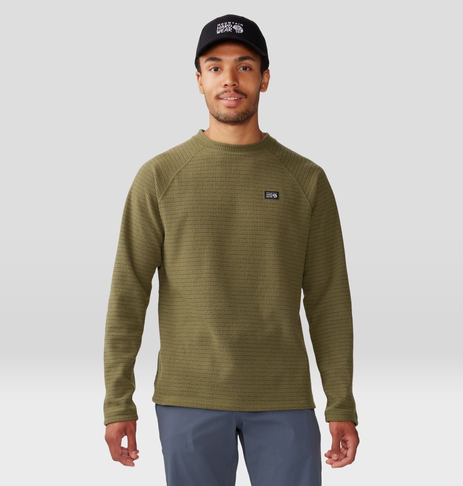 M's Summit Grid Long Sleeve Crew