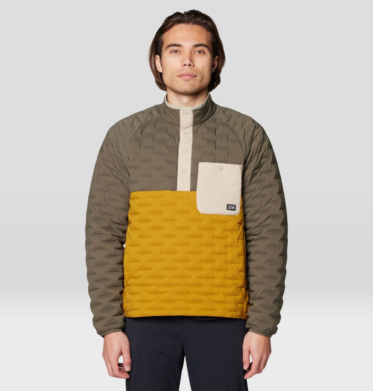 M's Stretchdown Light Snap Neck