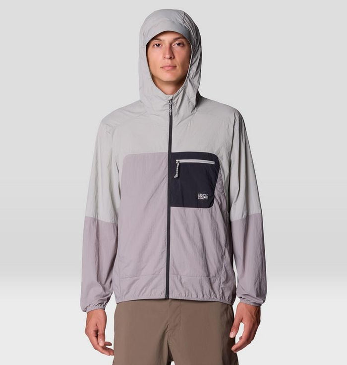Mountain Hardwear Ms Wind Veil Hooded Jacket Approching Storm Half Moon Grey (038)