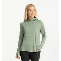 FreeFly Ws Bamboo Lightweight Hoodie II Palm Green