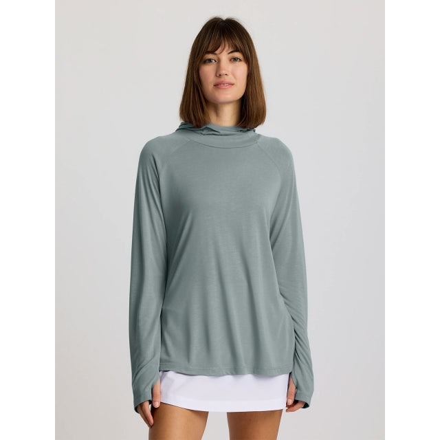 FreeFly Ws Bamboo Lightweight Hoodie II Slate