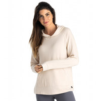 FreeFly Ws Bamboo Lightweight Fleece Hoodie Stone