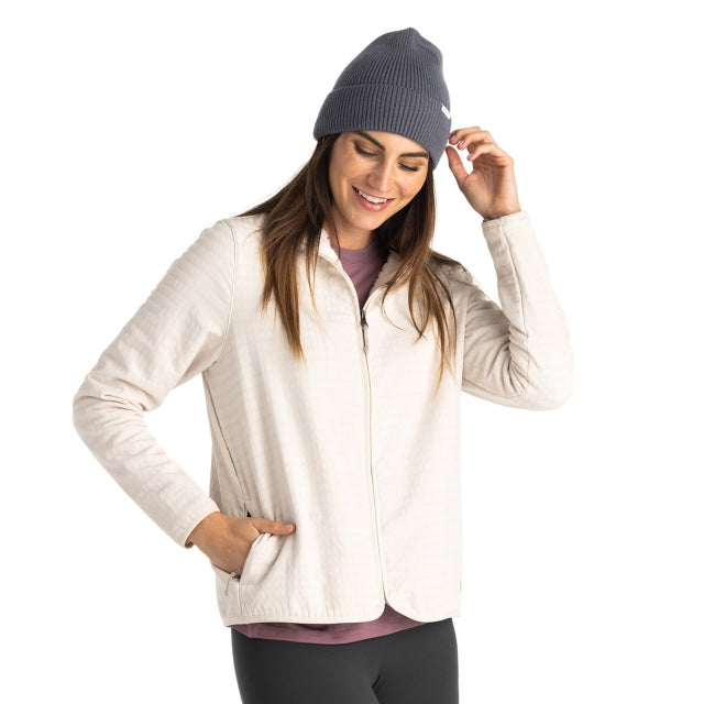 FreeFly Ws Gridback Fleece Jacket Stone