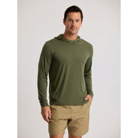 FreeFly Ms Elevate Lightweight Hoodie Fatigue