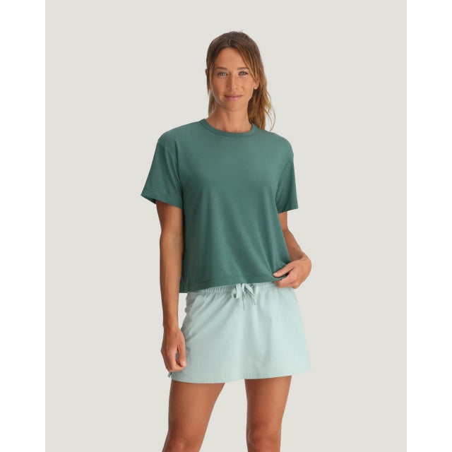 FreeFly Ws Elevate Lightweight Tee Sea Pine