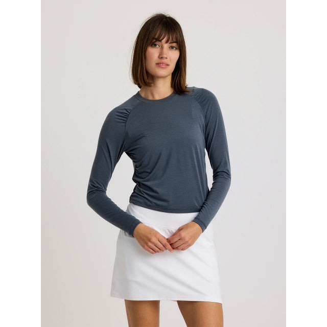 FreeFly Ws Elevate Lightweight Fitted Long Sleeve Storm Cloud