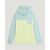 FreeFly Ks Youth Colorblock Bamboo Shade Hoodie Tropic Sea/ime / L
