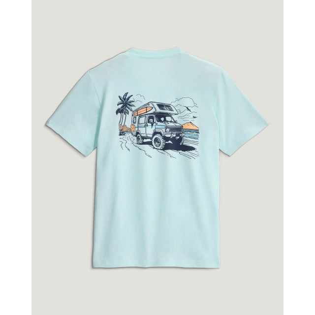FreeFly Ks Youth Adventure Rig Tee Heather Tropic Sea