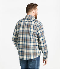 L.L. Bean Ms Long Sleeve Scotch Plaid Flannel Shirt - Regular
