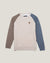 Belong Designs Ms Powell Fleece Crewneck Brown & Blue