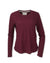 Purnell Ws Waffle Knit Crew Cranberry