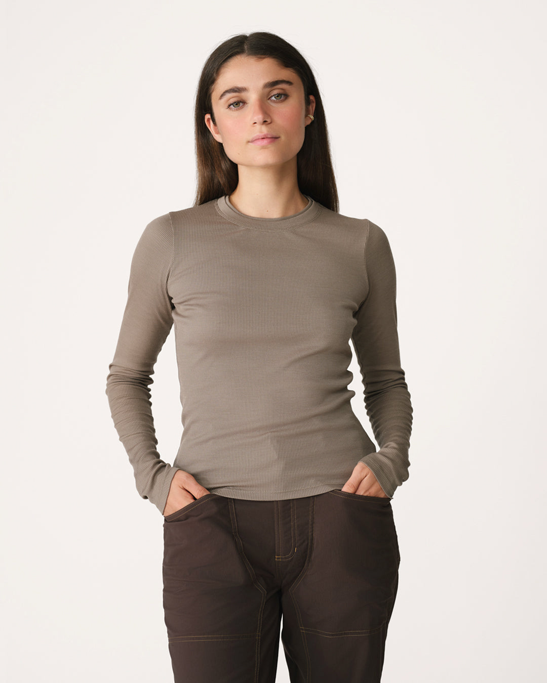 W's Ribbed Merino Long Sleeve 01