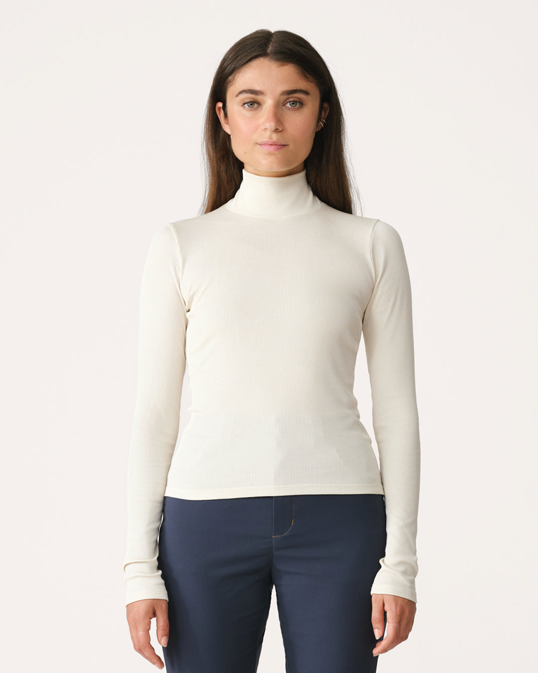 W's Merino Ribbed Turtleneck 02