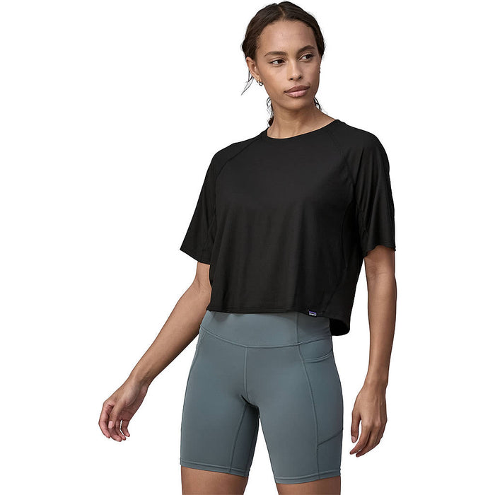 Patagonia Ws Cap Cool Trail Cropped Shirt