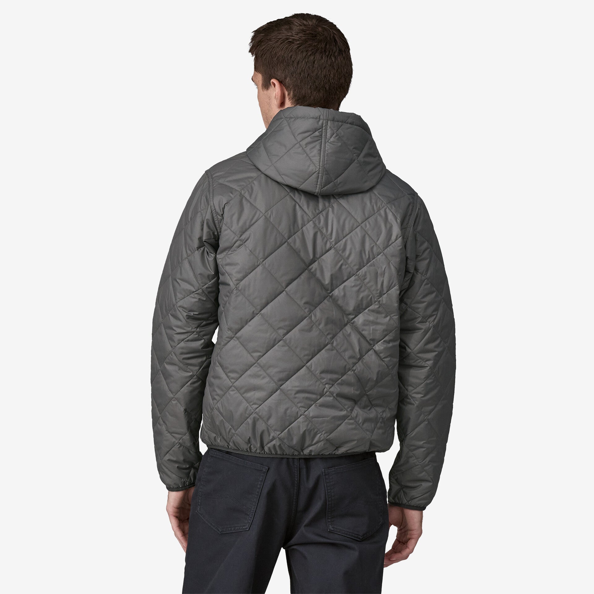 M's Diamond Quilted Bomber Hoody