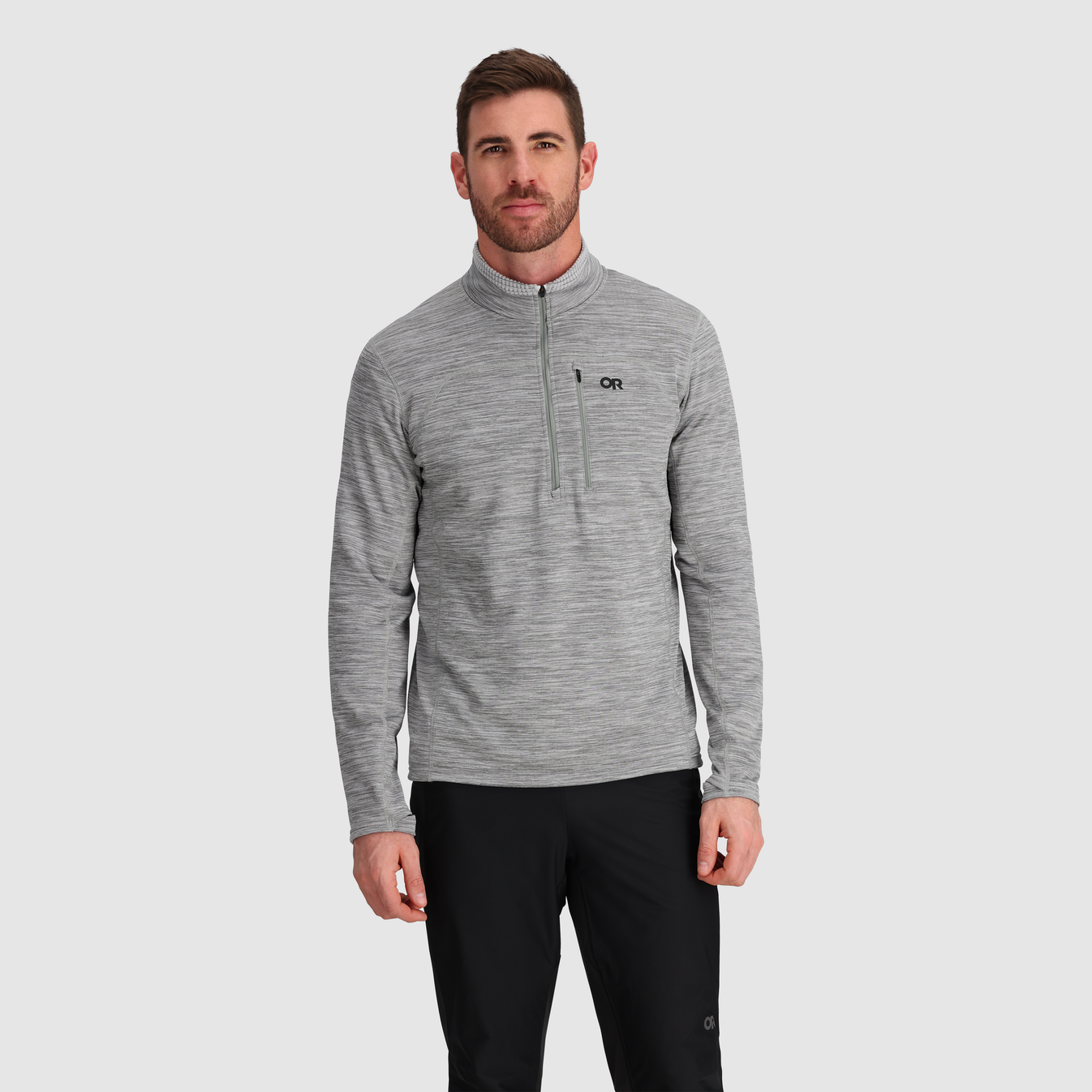 M's Vigor Grid Fleece Half Zip