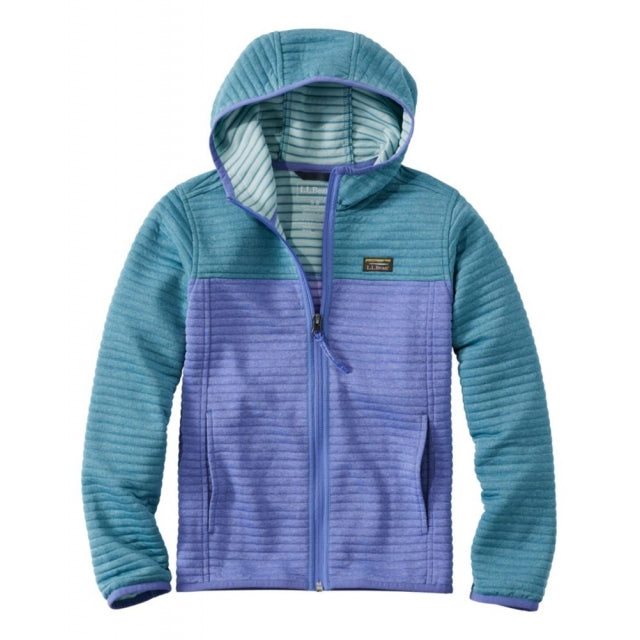 L.L. Bean Ks Airlight Full-Zip Colorblock - Little Kids Smoky Blue/French Lilac