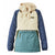 L.L. Bean Ws Mountain Classic Anorak Multi Color - Regular Natural/Mineral Blue