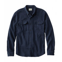 L.L. Bean Ms 1912 Field Flannel Shirt Slightly Fitted - Regular Classic Navy