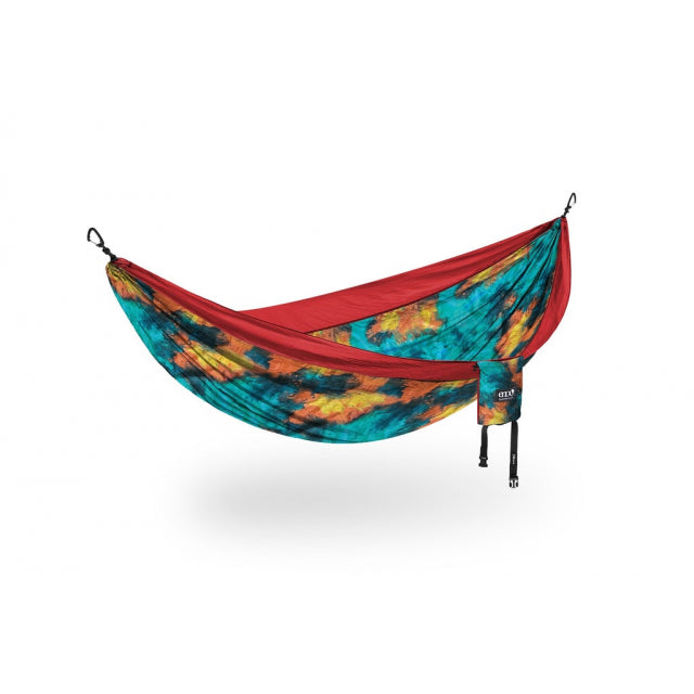 ENO DoubleNest Hammock Prints Tie Dye/Red