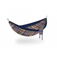 ENO DoubleNest Hammock Prints Tundra/Navy