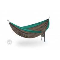 ENO DoubleNest Hammock Prints Topo ATC/Emerald