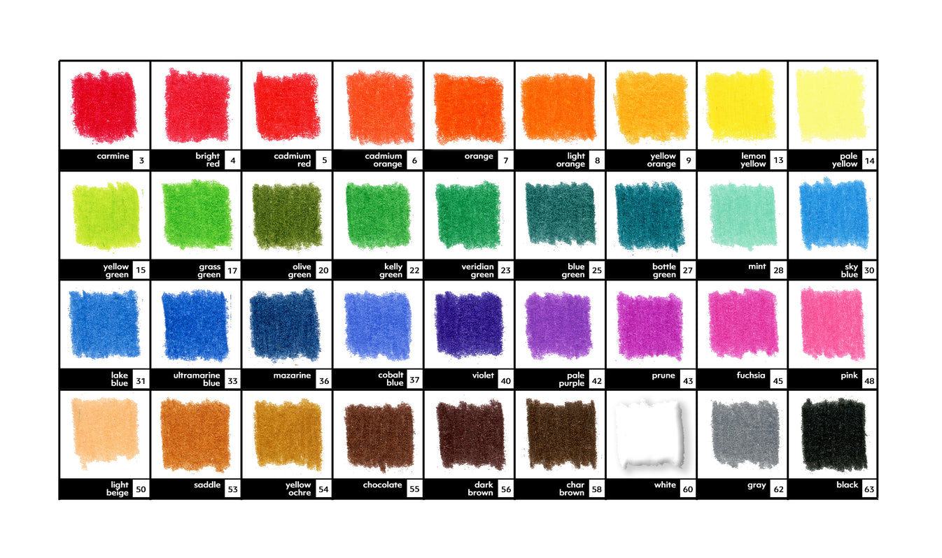 With 36 Colored Pencil Set