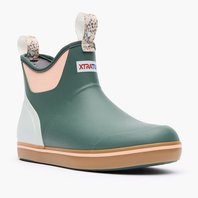 XtraTuf Ws 6 Ankle Deck Boot Garden Green