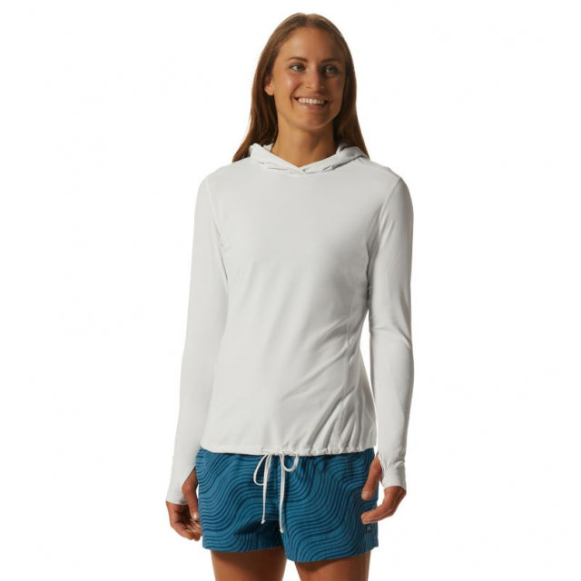 Mountain Hardwear Ws Crater Lake Long Sleeve Hoody Fogbank (102)