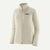 Women's full-zip fleece jacket with stand collar, grid texture, and zippered chest pocket, front view