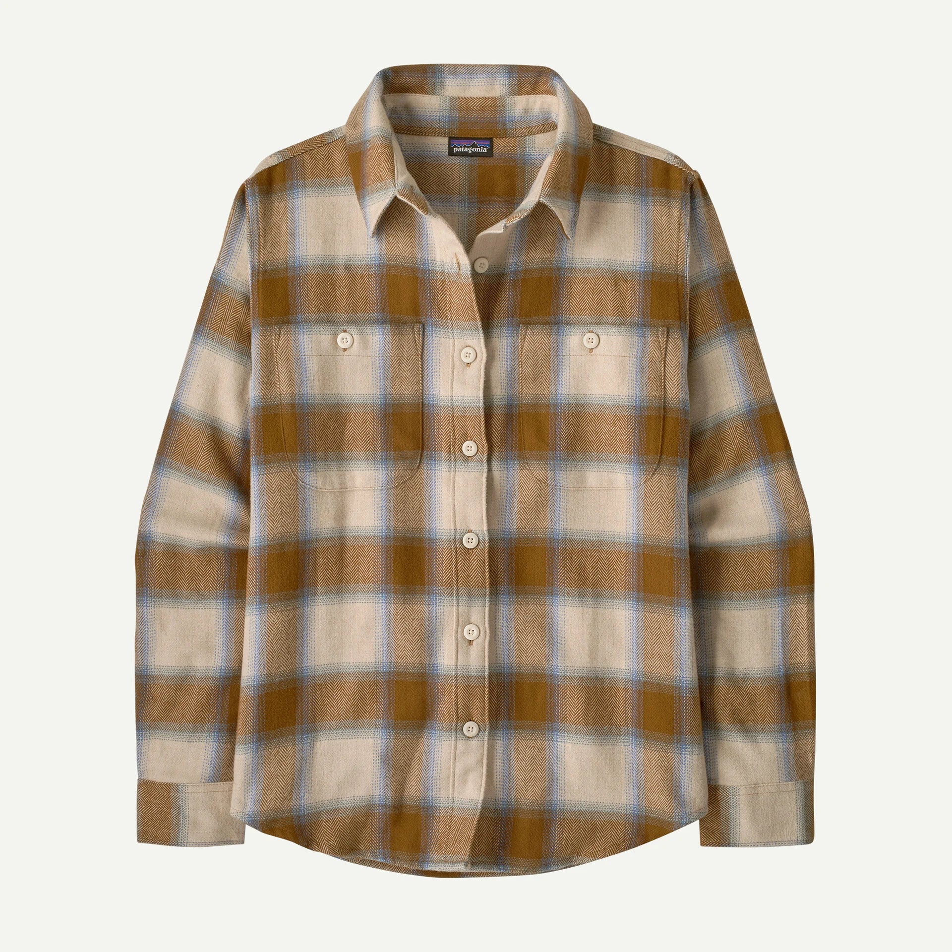 Patagonia Ws Fjord Flannel Shirt Eclipse: Nest Brown