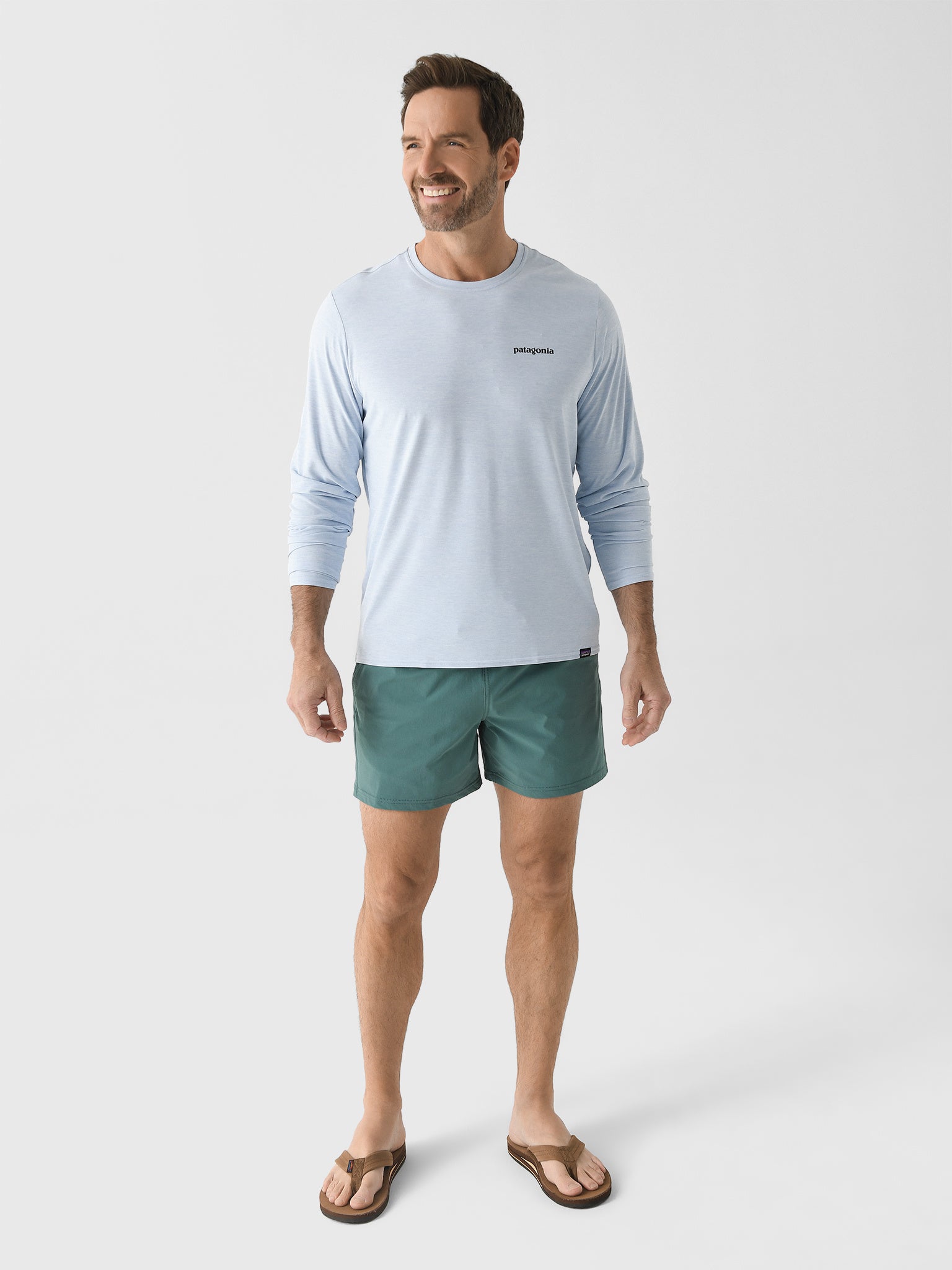 Patagonia Ms L/S Cap Cool Daily Shirt - Fitz Roy Trout