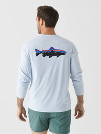 Patagonia Ms L/S Cap Cool Daily Shirt - Fitz Roy Trout